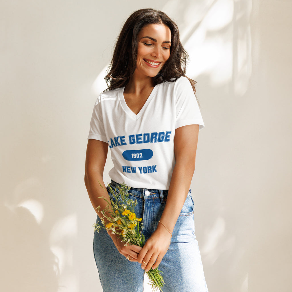 Lake George Women's V-Neck T-Shirt
