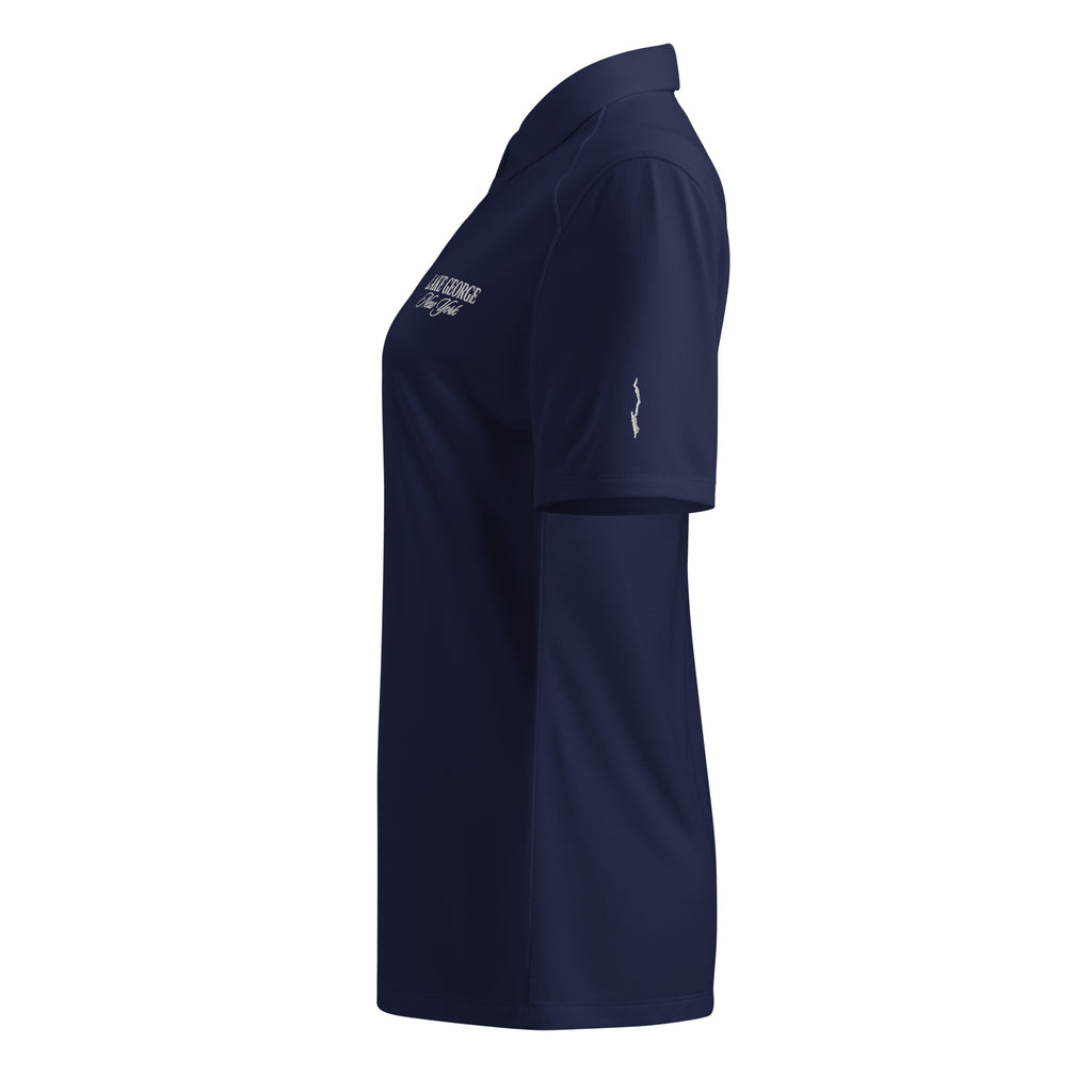 Lake George Under Armour Women's Polo – Assembly Point Collection in Navy Blue
